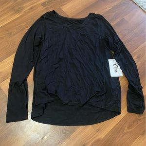 Ziya Active Black Long Sleeve Shirt